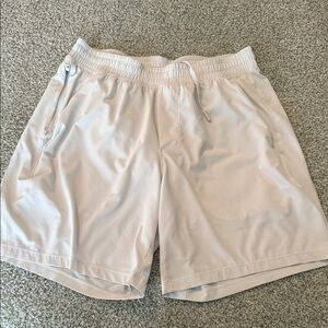 lululemon athletica Men's Light Beige Athletic Shorts